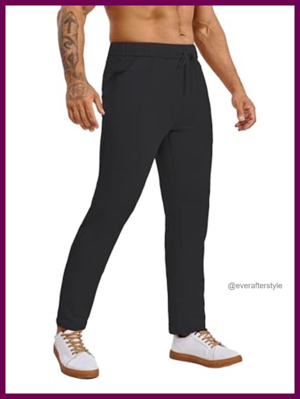 27" Inseam Fleece Sweatpants for Short Men Slim Fit Stretch